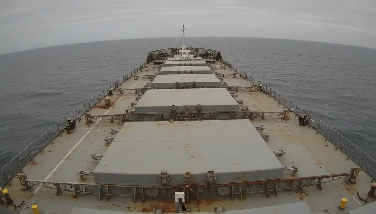 Still from Main deck forward on MV Bluewater