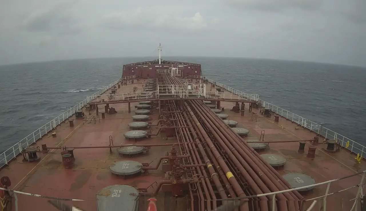 Still from Main deck forward on MV Boğaziçi