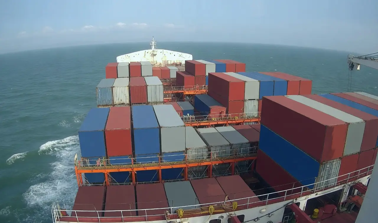 Still from Cargo hold on MV Northern Star
