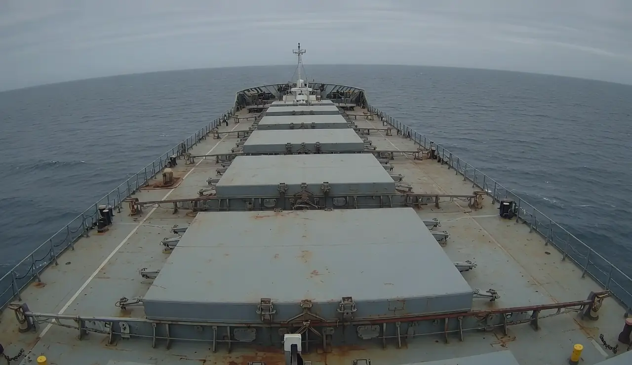 MV Seabourn gemisindeki Ana güverte baş kamerasından kare