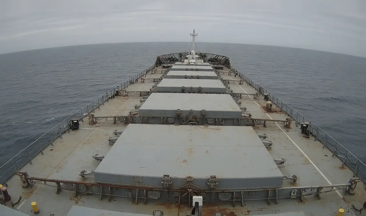 Still from Main deck forward on MV Southern Cross